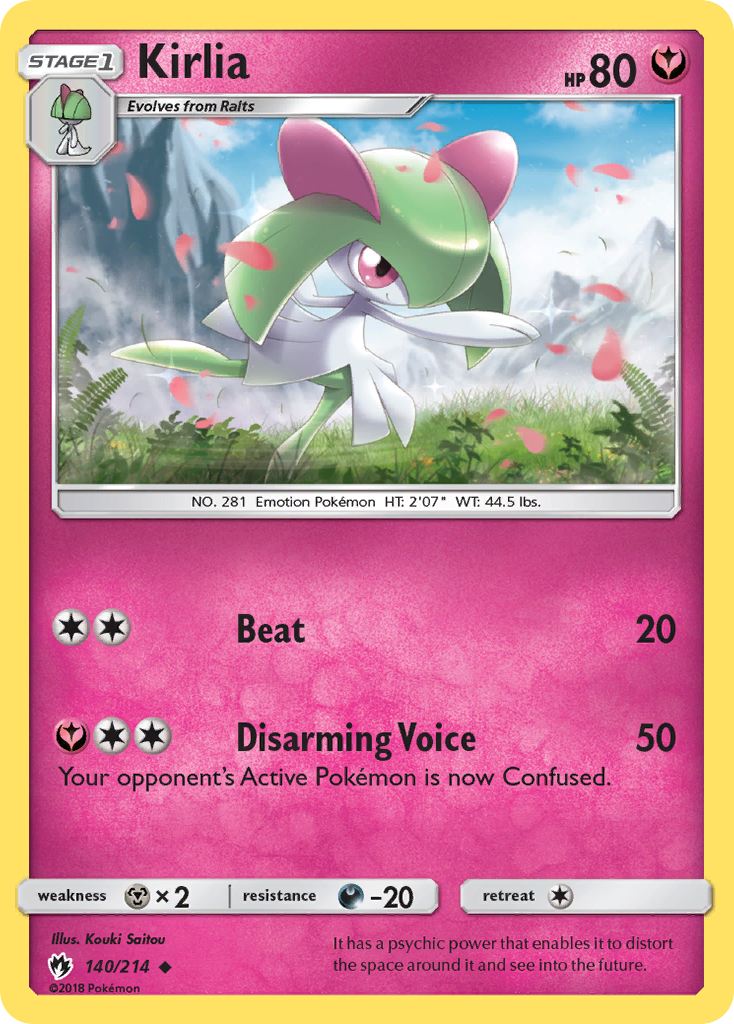 Kirlia (140/214) [Sun & Moon: Lost Thunder] | Good Games Morley