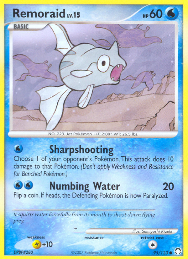 Remoraid (95/123) [Diamond & Pearl: Mysterious Treasures] | Good Games Morley