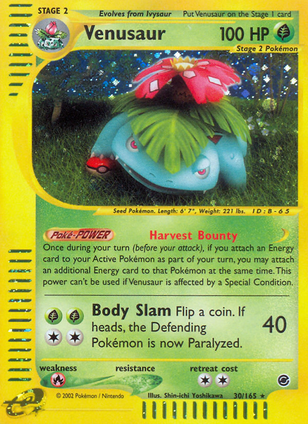 Venusaur (30/165) [Expedition: Base Set] | Good Games Morley