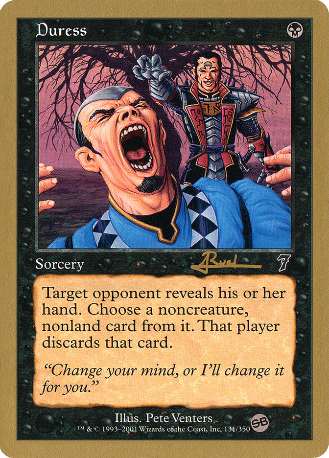 Duress (Antoine Ruel) (SB) [World Championship Decks 2001] | Good Games Morley