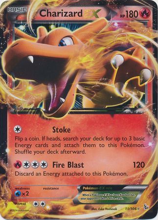 Charizard EX (11/106) (Jumbo Card) [XY: Flashfire] | Good Games Morley