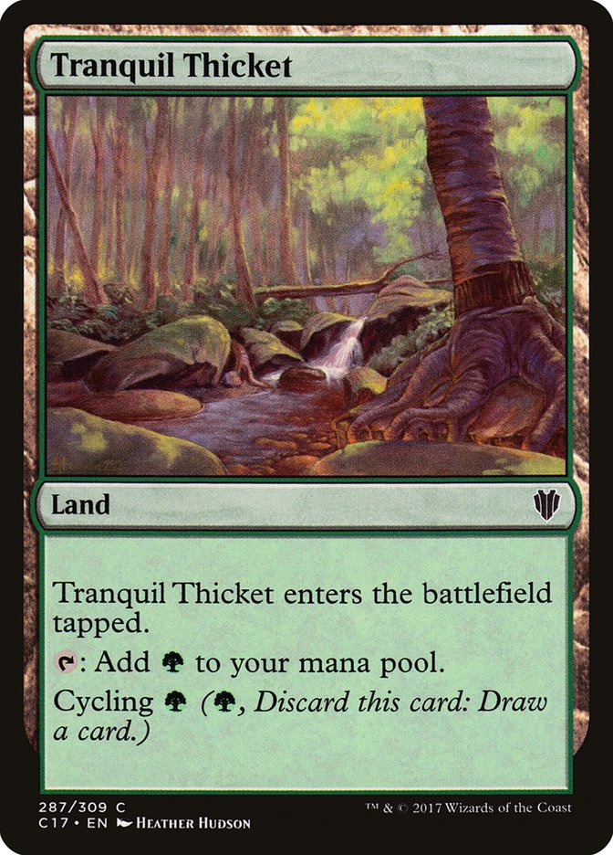 Tranquil Thicket [Commander 2017] | Good Games Morley