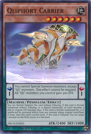 Qliphort Carrier (SE) [NECH-ENS03] Super Rare | Good Games Morley