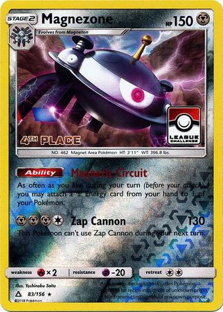 Magnezone (83/156) (League Promo 4th Place) [Sun & Moon: Ultra Prism] | Good Games Morley