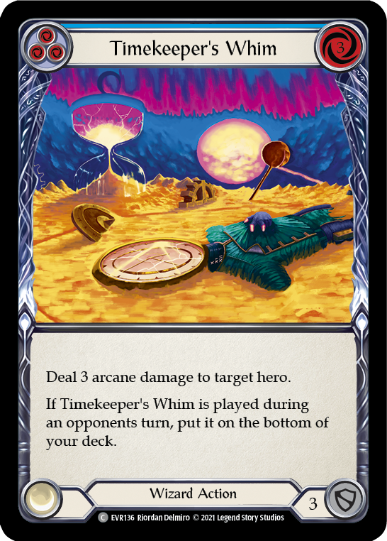 Timekeeper's Whim (Blue) [EVR136] (Everfest)  1st Edition Normal | Good Games Morley