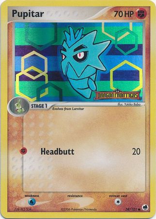 Pupitar (58/101) (Stamped) [EX: Dragon Frontiers] | Good Games Morley