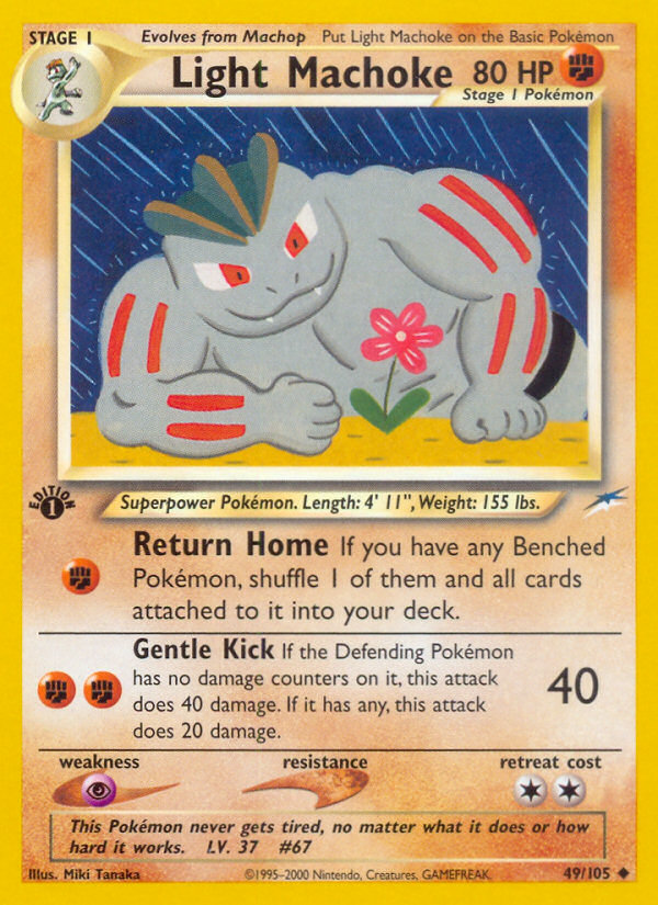Light Machoke (49/105) [Neo Destiny 1st Edition] | Good Games Morley