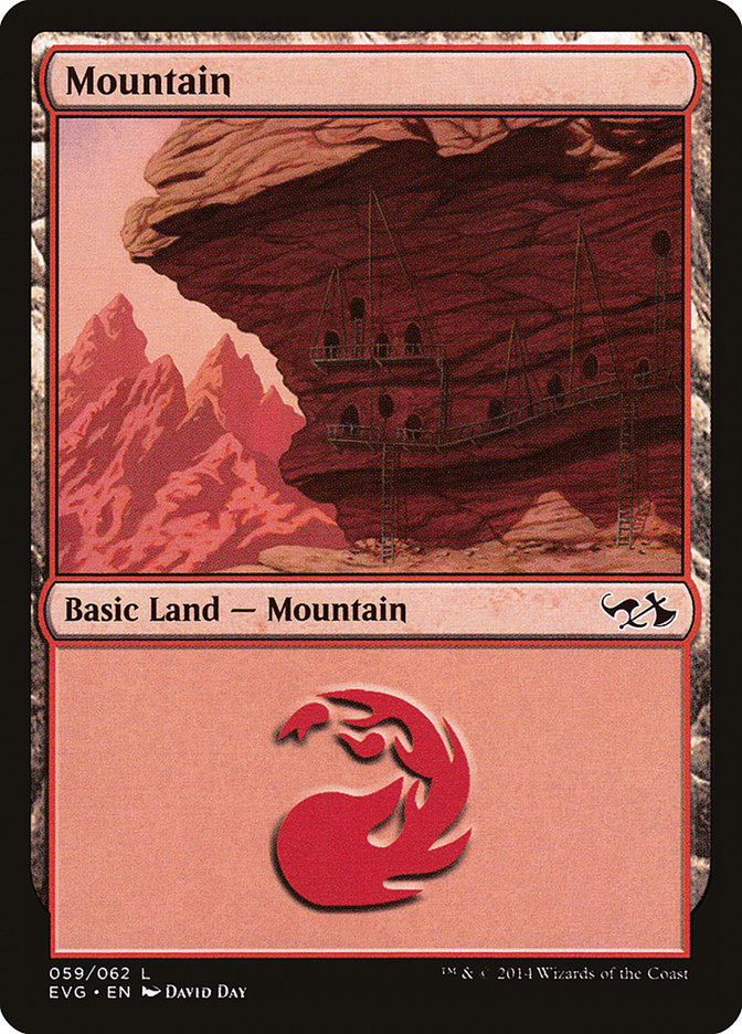 Mountain (59) (Elves vs. Goblins) [Duel Decks Anthology] | Good Games Morley