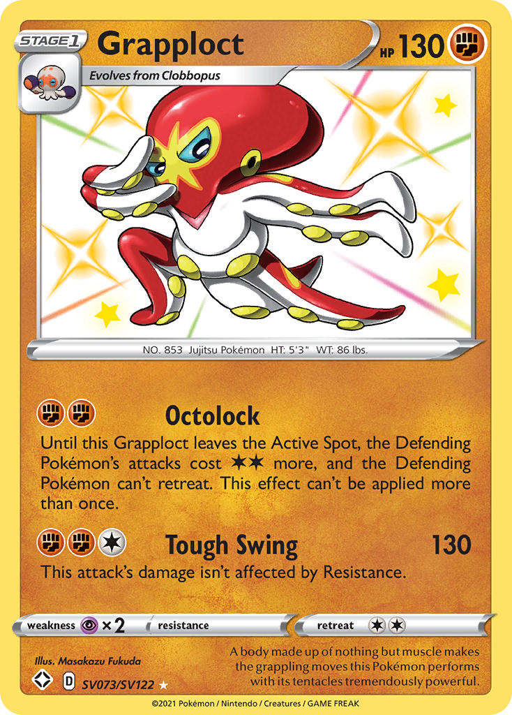 Grapploct (SV073/SV122) [Sword & Shield: Shining Fates] | Good Games Morley