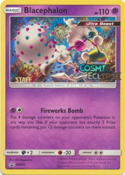 Blacephalon (SM221) (Staff Prerelease Promo) [Sun & Moon: Black Star Promos] | Good Games Morley