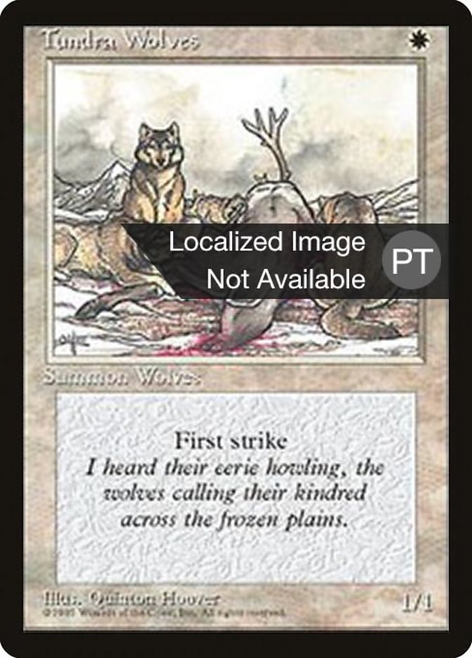 Tundra Wolves [Fourth Edition (Foreign Black Border)] | Good Games Morley
