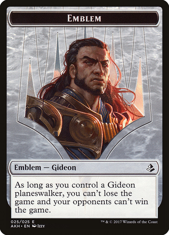Gideon of the Trials Emblem [Amonkhet Tokens] | Good Games Morley