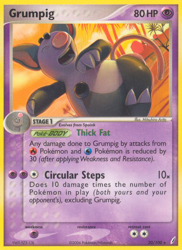 Grumpig (20/100) [EX: Crystal Guardians] | Good Games Morley