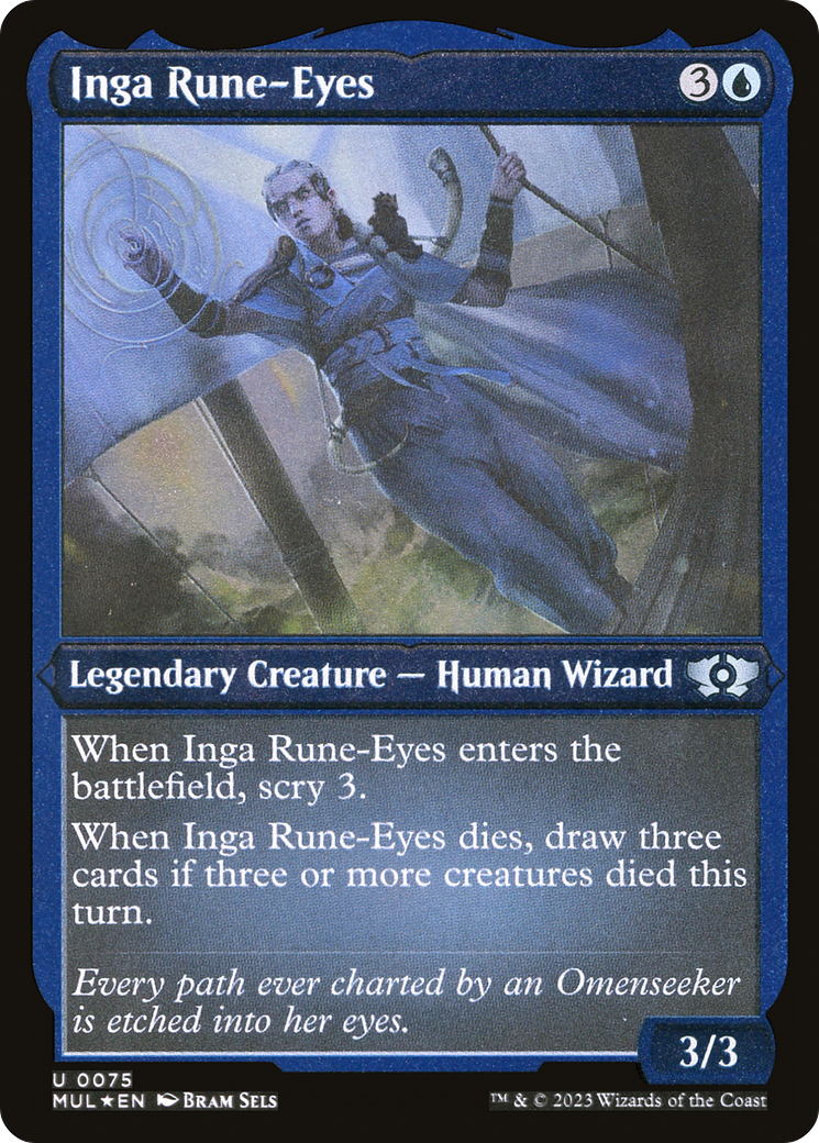 Inga Rune-Eyes (Foil Etched) [Multiverse Legends] | Good Games Morley