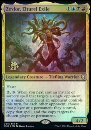 Zevlor, Elturel Exile [Commander Legends: Battle for Baldur's Gate Prerelease Promos] | Good Games Morley
