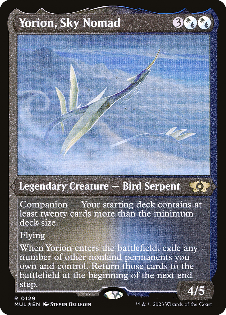 Yorion, Sky Nomad (Foil Etched) [Multiverse Legends] | Good Games Morley