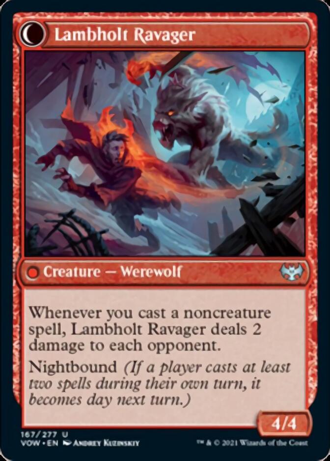 Lambholt Raconteur // Lambholt Ravager [Innistrad: Crimson Vow] | Good Games Morley