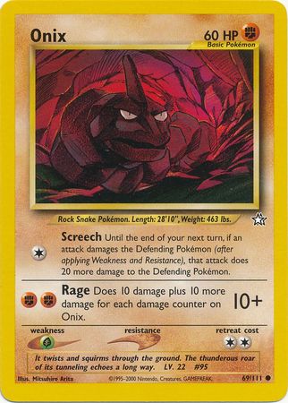 Onix (69/111) [Neo Genesis Unlimited] | Good Games Morley