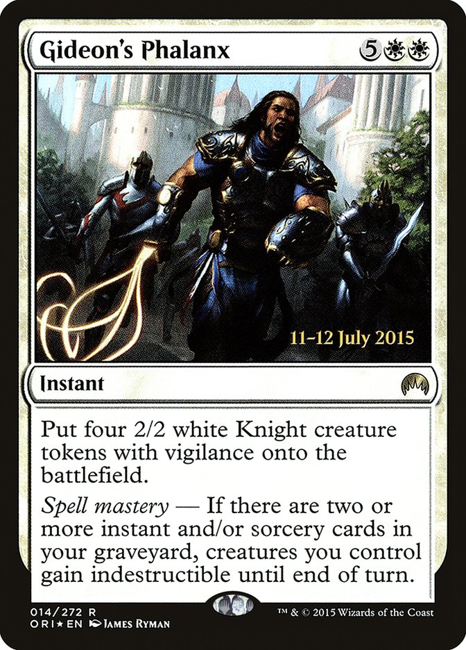 Gideon's Phalanx [Magic Origins Prerelease Promos] | Good Games Morley