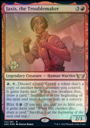 Jaxis, the Troublemaker [Streets of New Capenna Prerelease Promos] | Good Games Morley