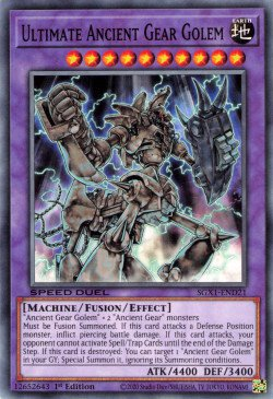 Ultimate Ancient Gear Golem [SGX1-END21] Common | Good Games Morley