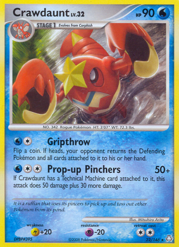 Crawdaunt (22/146) [Diamond & Pearl: Legends Awakened] | Good Games Morley