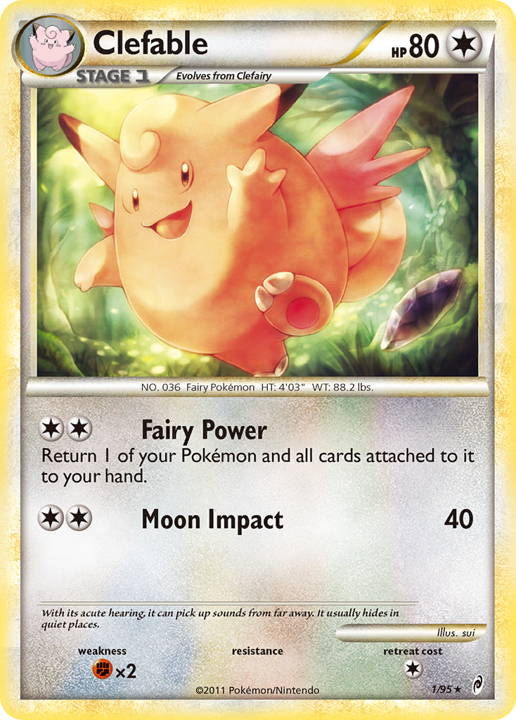 Clefable (1/95) [HeartGold & SoulSilver: Call of Legends] | Good Games Morley