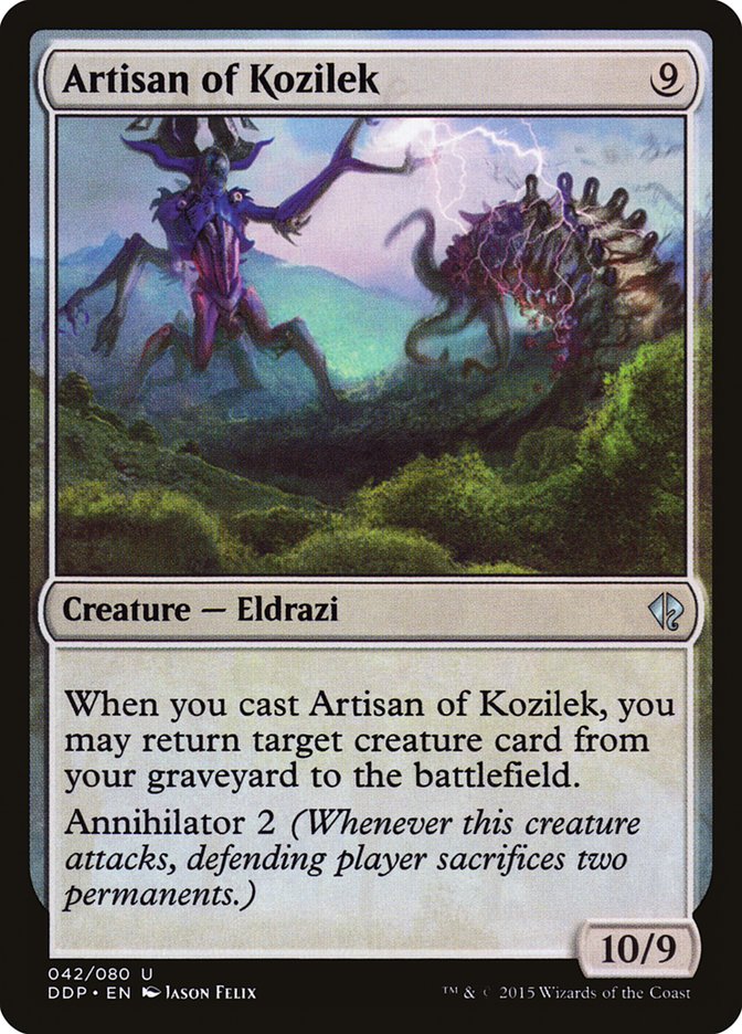 Artisan of Kozilek [Duel Decks: Zendikar vs. Eldrazi] | Good Games Morley