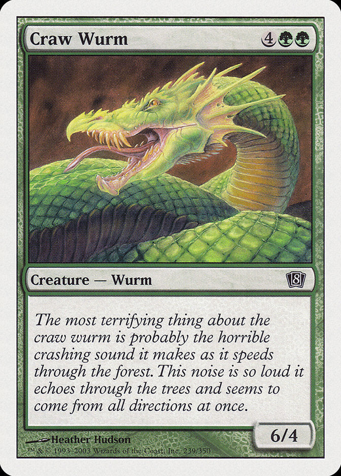 Craw Wurm [Eighth Edition] | Good Games Morley