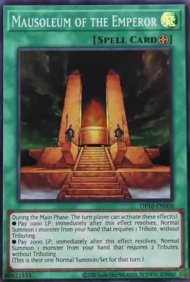 Mausoleum of the Emperor [OP16-EN006] Super Rare | Good Games Morley