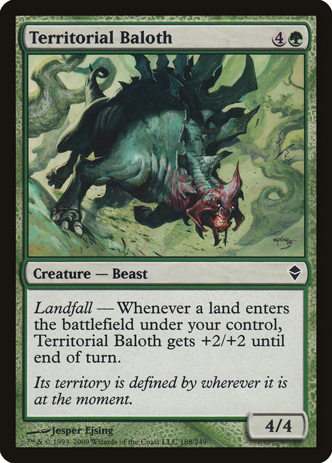 Territorial Baloth [Zendikar] | Good Games Morley