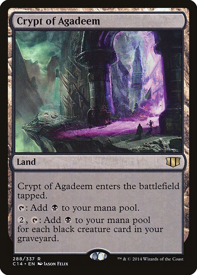 Crypt of Agadeem [Commander 2014] | Good Games Morley