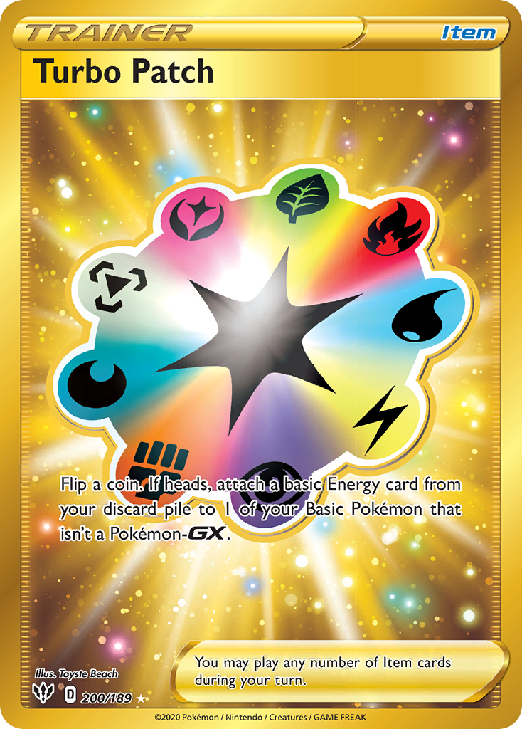 Turbo Patch (200/189) [Sword & Shield: Darkness Ablaze] | Good Games Morley