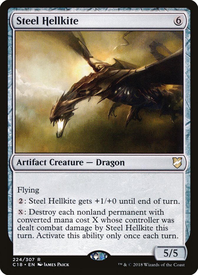 Steel Hellkite [Commander 2018] | Good Games Morley
