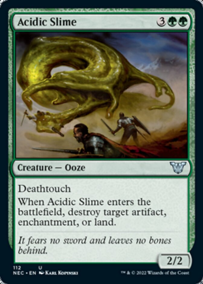 Acidic Slime [Kamigawa: Neon Dynasty Commander] | Good Games Morley