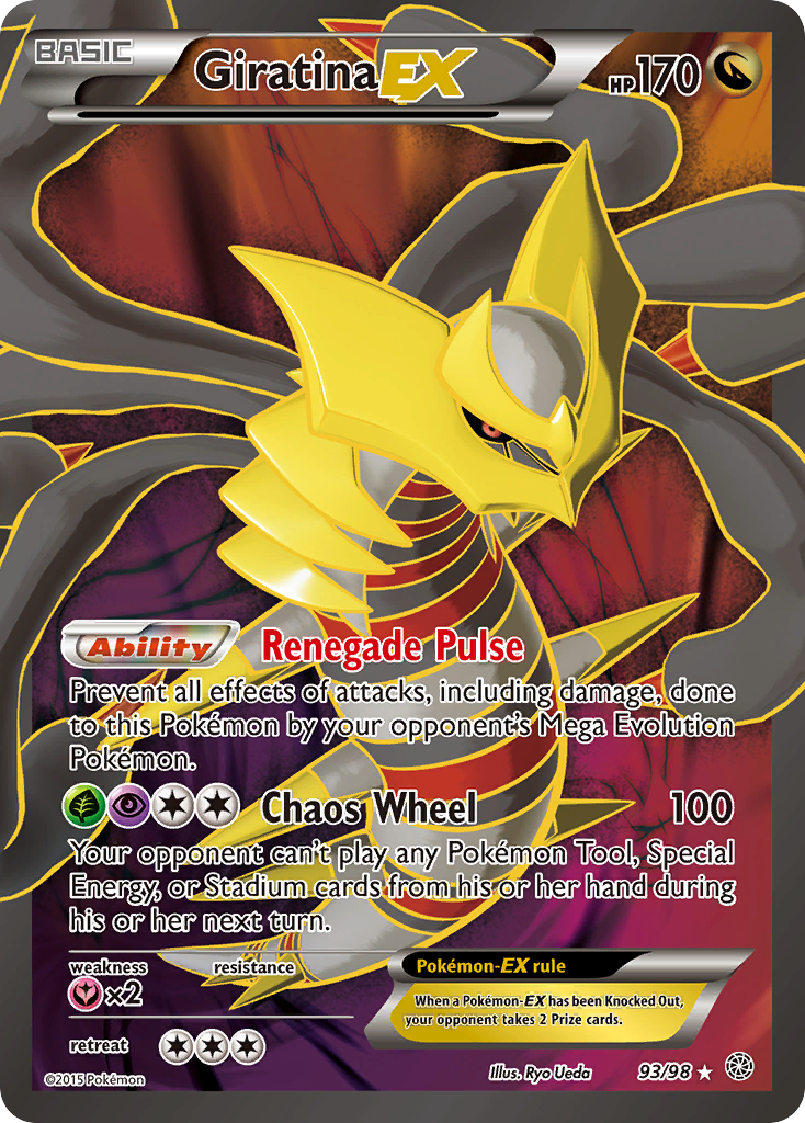 Giratina EX (93/98) [XY: Ancient Origins] | Good Games Morley