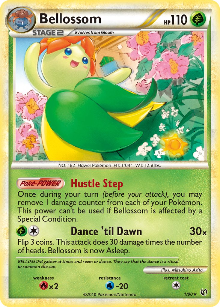 Bellossom (1/90) (Theme Deck Exclusive) [HeartGold & SoulSilver: Undaunted] | Good Games Morley