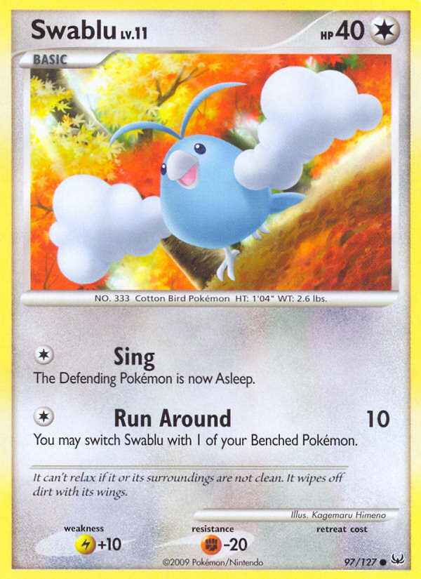 Swablu (97/127) [Platinum: Base Set] | Good Games Morley