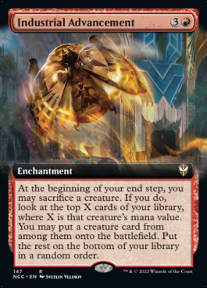 Industrial Advancement (Extended Art) [Streets of New Capenna Commander] | Good Games Morley
