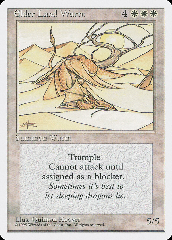 Elder Land Wurm [Fourth Edition] | Good Games Morley