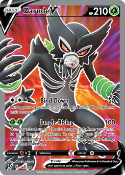 Zarude V (167/185) [Sword & Shield: Vivid Voltage] | Good Games Morley