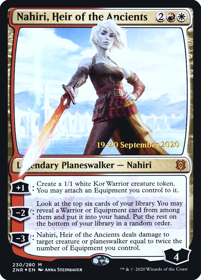 Nahiri, Heir of the Ancients [Zendikar Rising Prerelease Promos] | Good Games Morley