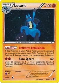 Lucario (80/113) (Cosmos Holo) [Black & White: Legendary Treasures] | Good Games Morley