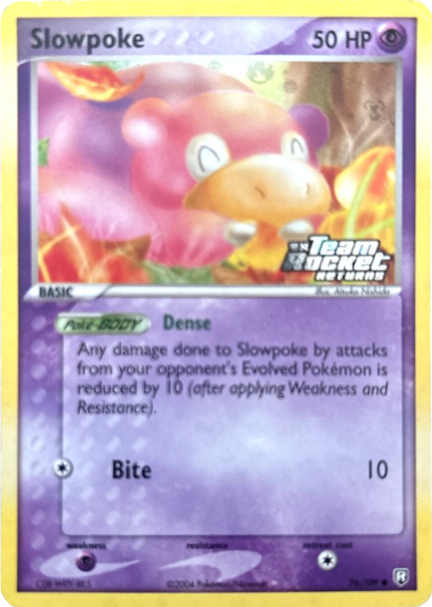 Slowpoke (76/109) (Stamped) [EX: Team Rocket Returns] | Good Games Morley