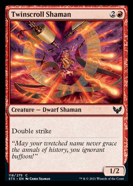Twinscroll Shaman [Strixhaven: School of Mages] | Good Games Morley