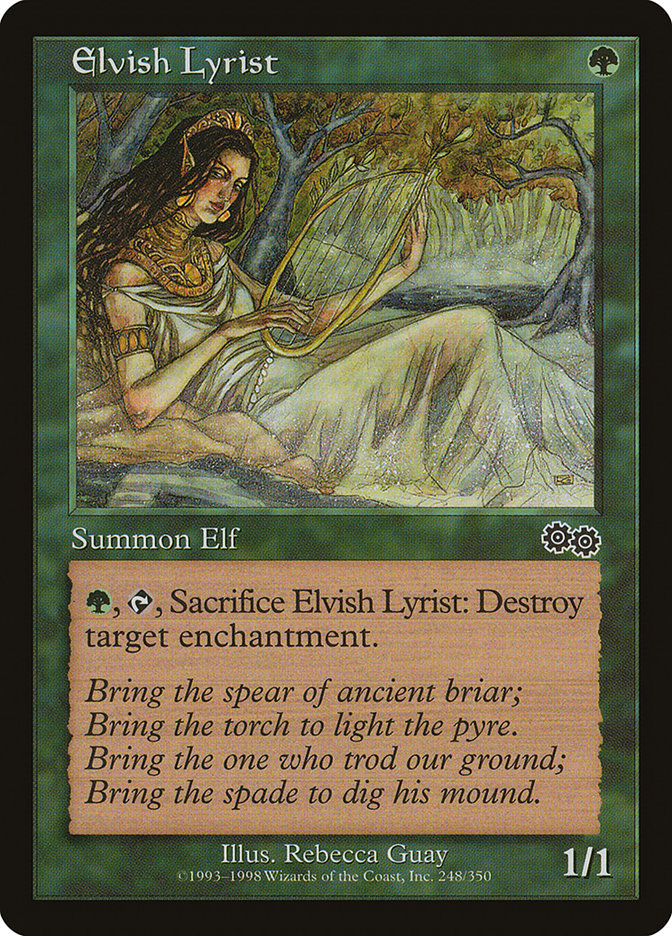 Elvish Lyrist [Urza's Saga] | Good Games Morley