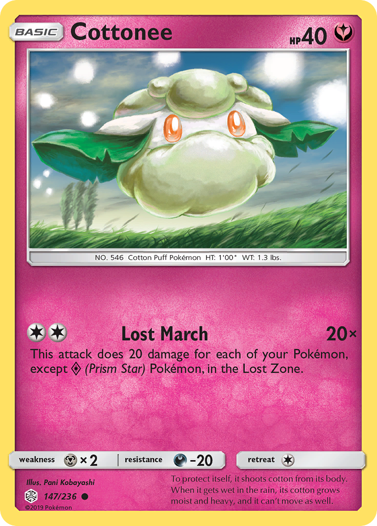 Cottonee (147/236) [Sun & Moon: Cosmic Eclipse] | Good Games Morley