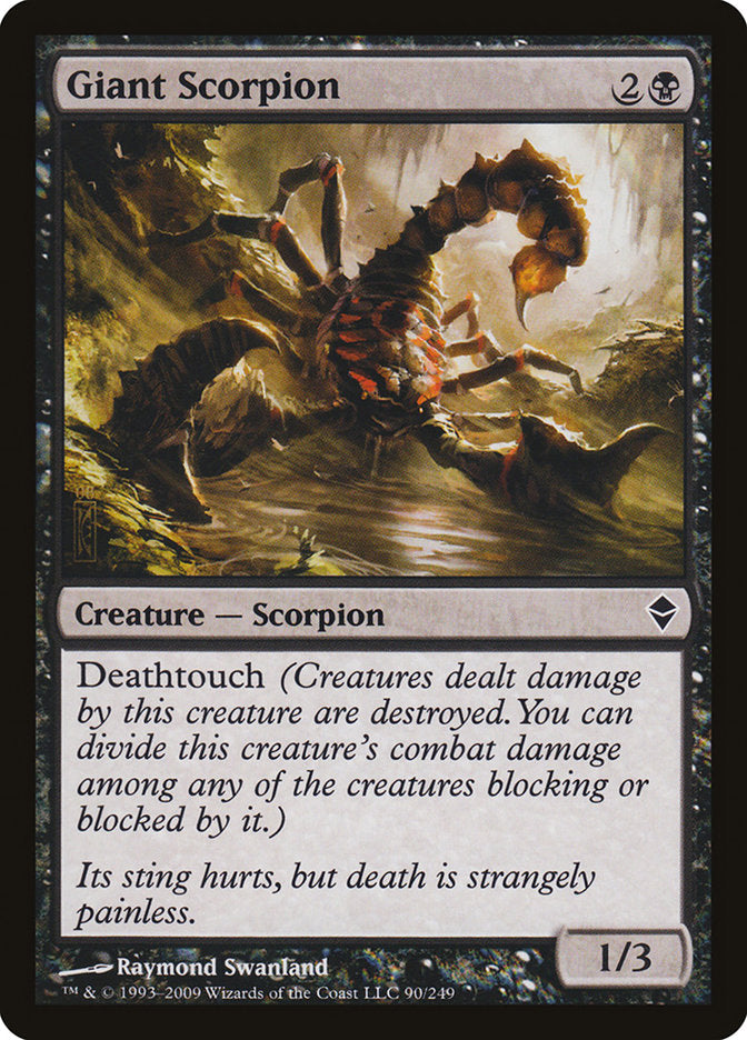 Giant Scorpion [Zendikar] | Good Games Morley