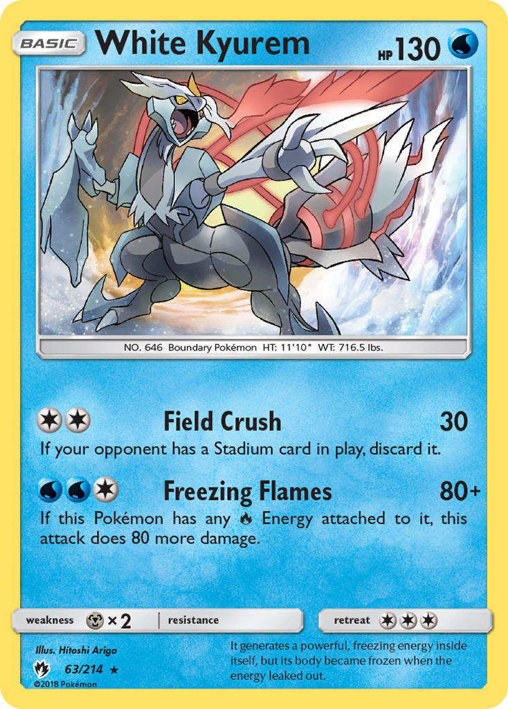 White Kyurem (63/214) [Sun & Moon: Lost Thunder] | Good Games Morley
