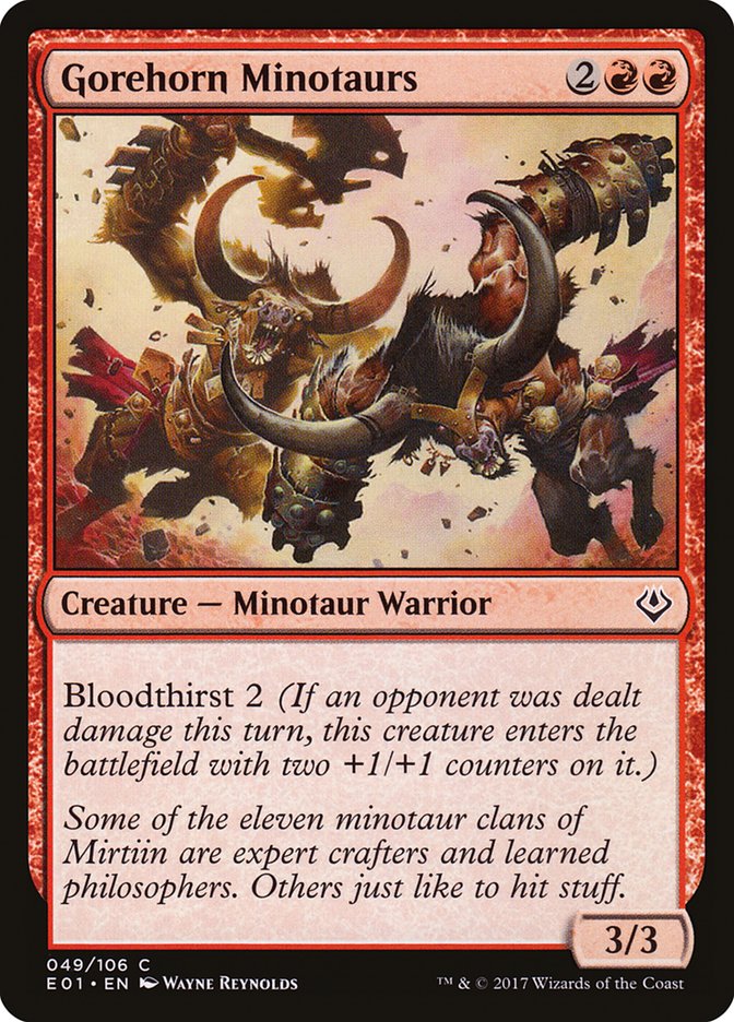 Gorehorn Minotaurs [Archenemy: Nicol Bolas] | Good Games Morley